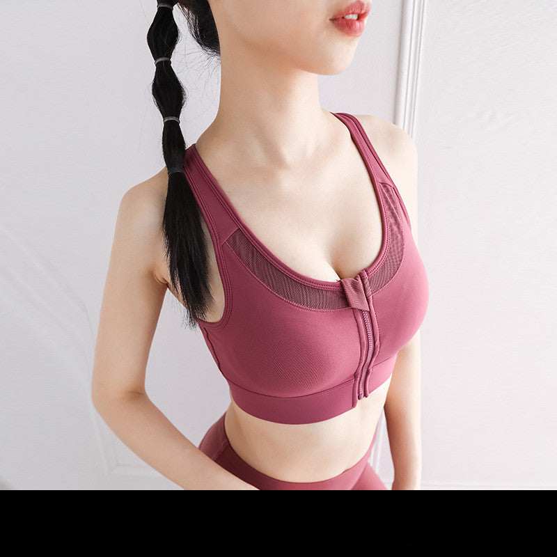 Zip-Front Performance Sports Bra