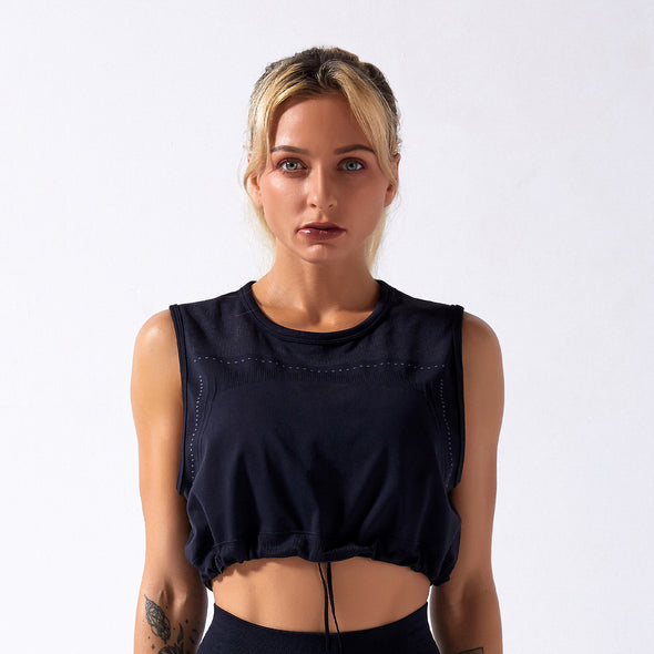 Women's Seamless Loose Yoga Vest