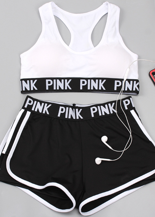 Women's Sports Two-Piece PINK Suit