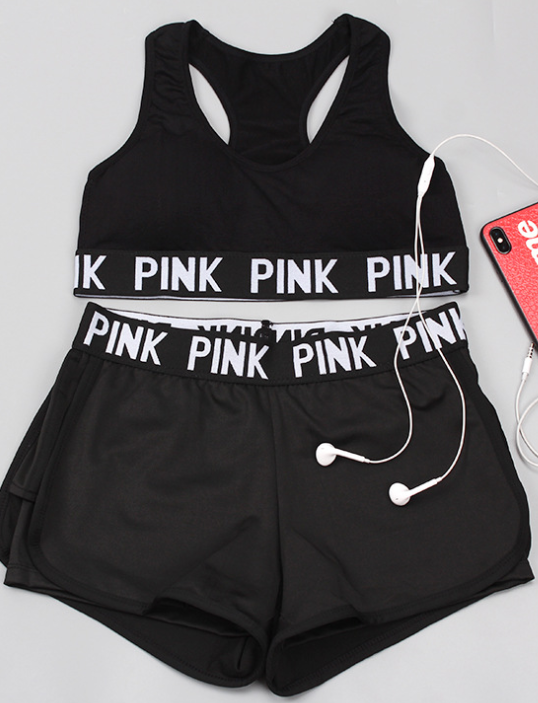 Women's Sports Two-Piece PINK Suit