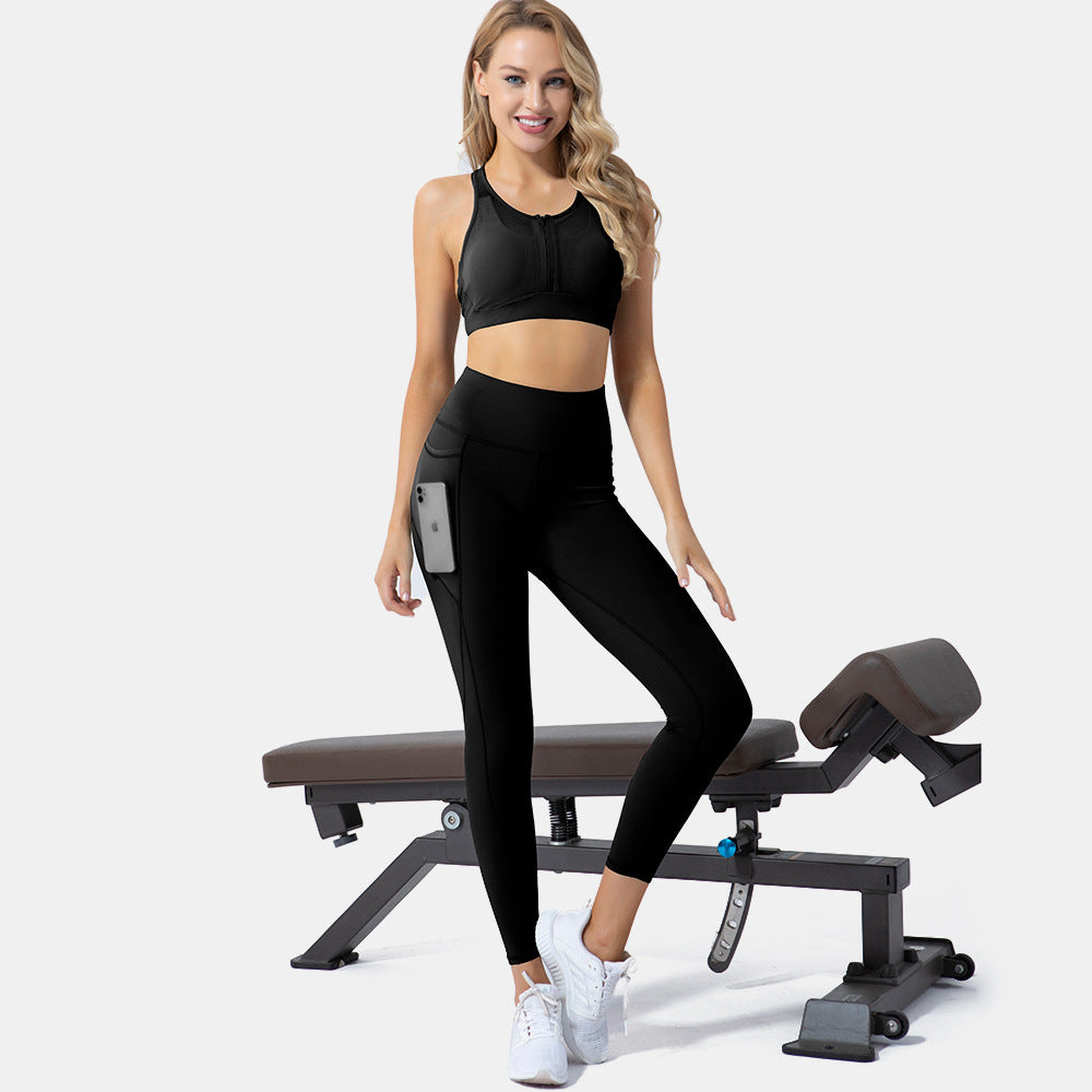 High-Support Sports Bra Set