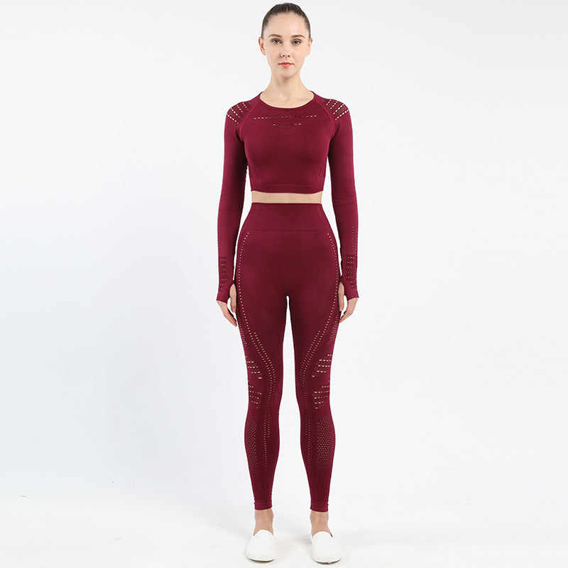 Long-Sleeve Yoga Set