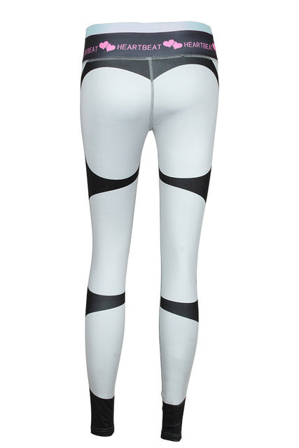 Printed Patchwork Yoga Leggings