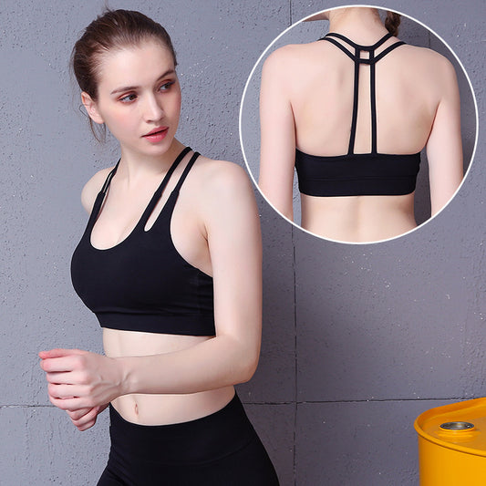 Open-Back Running Sports Bra