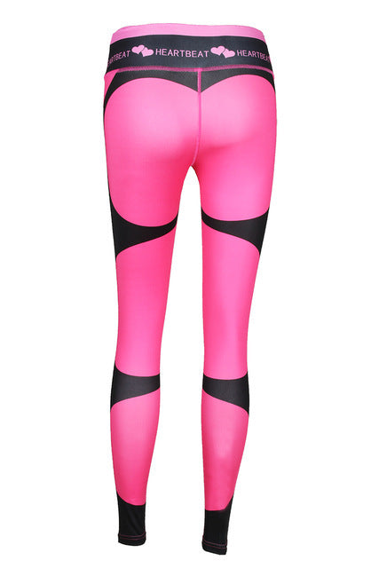Printed Patchwork Yoga Leggings
