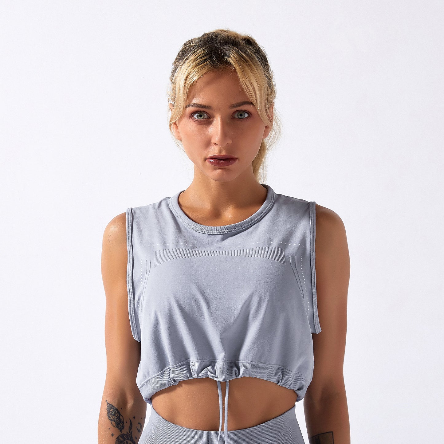 Seamless Relaxed-Fit Yoga Vest