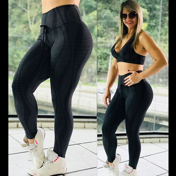Ladies Digital Printed Slim High Waist Sports Leggings
