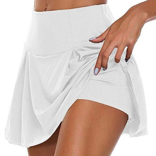 Casual fake two-piece leggings