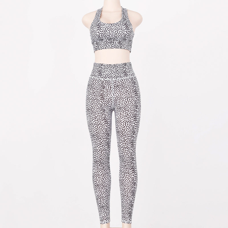 Polka Dot Sports Yoga Set