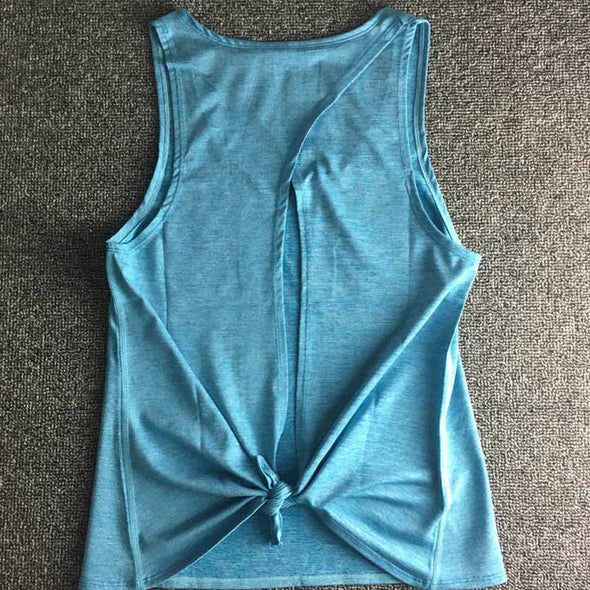 Women Backless Yoga Tank Top