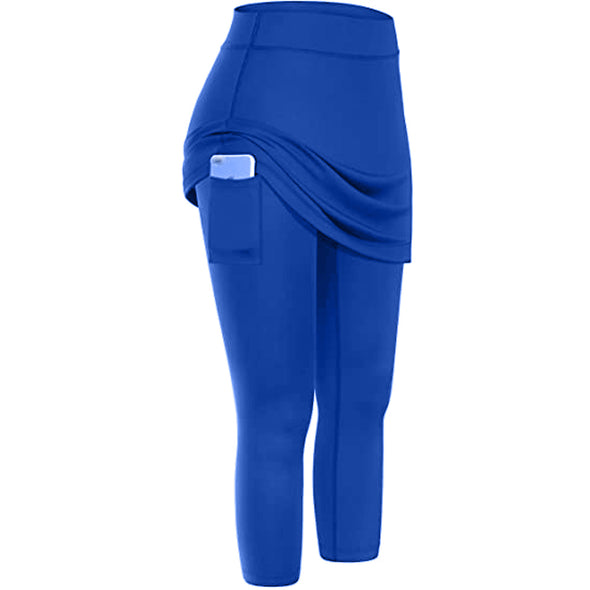 New Summer 2021 Women Tennis Skirted Leggings