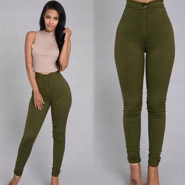 Women's Fashion Elastic Jeggings