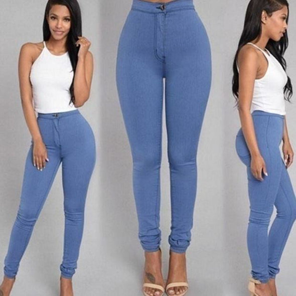 Women's Fashion Elastic Jeggings
