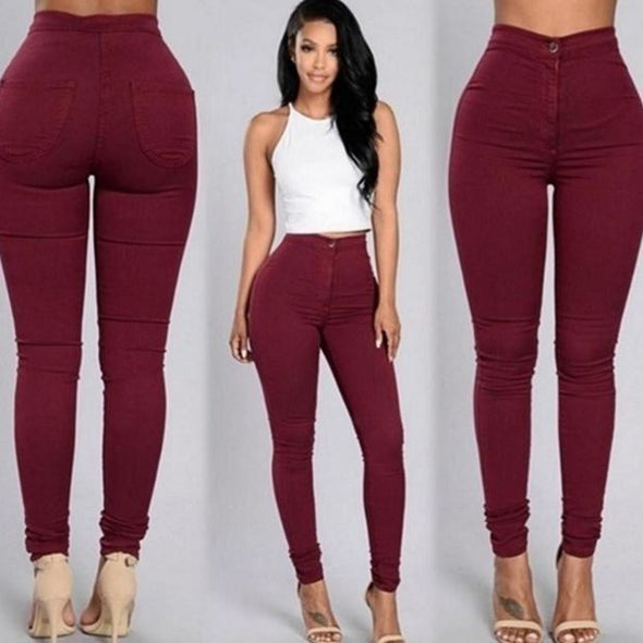Women's Fashion Elastic Jeggings