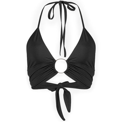 Women's Halter Back And Chest Wrap Top