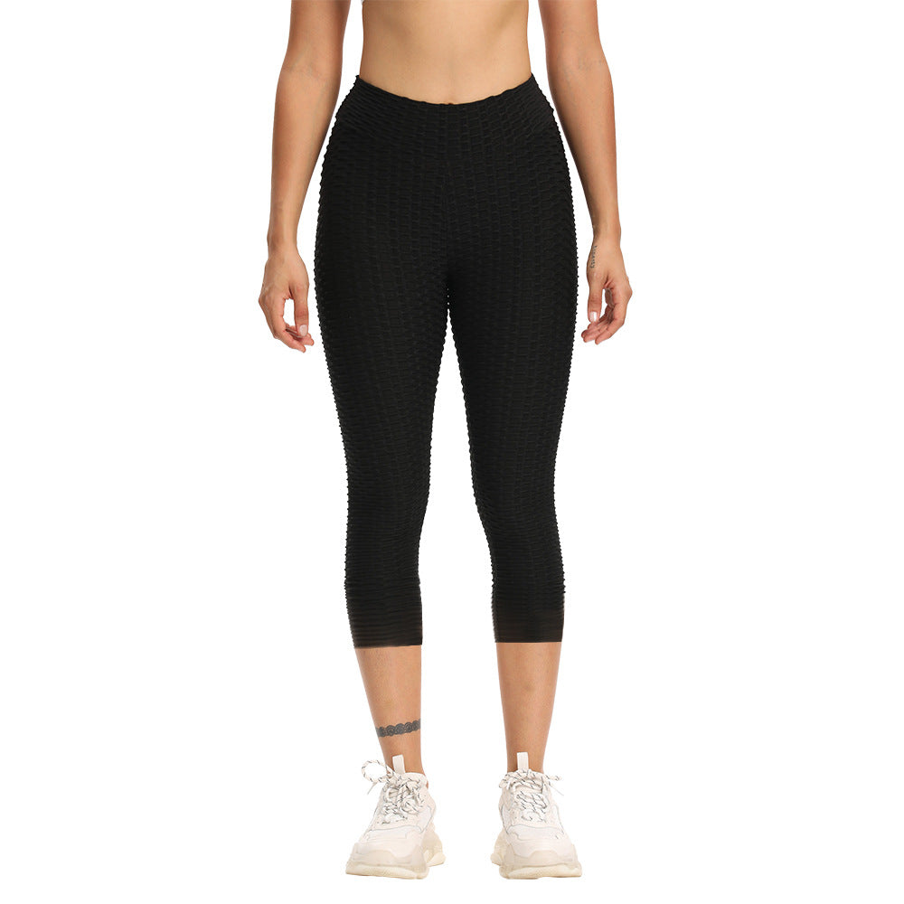 Cropped High-Waist Butt-Lift Leggings