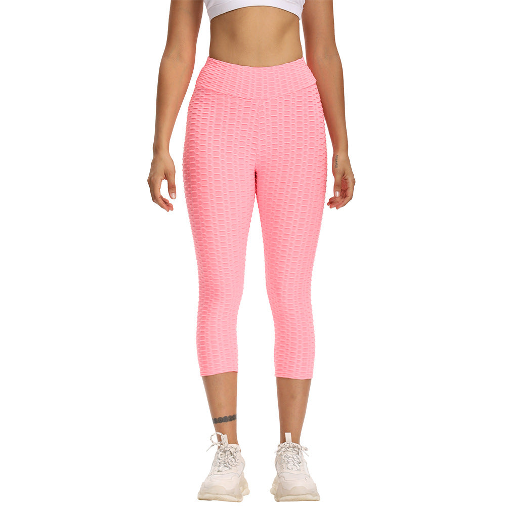 Cropped High-Waist Butt-Lift Leggings