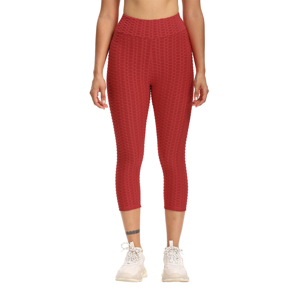 Cropped High-Waist Butt-Lift Leggings