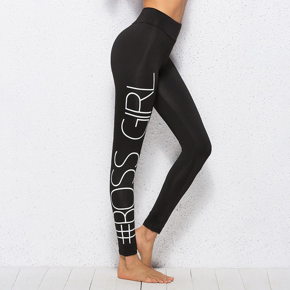 New Summer 2021  BOSS GIRL Printed Leggings