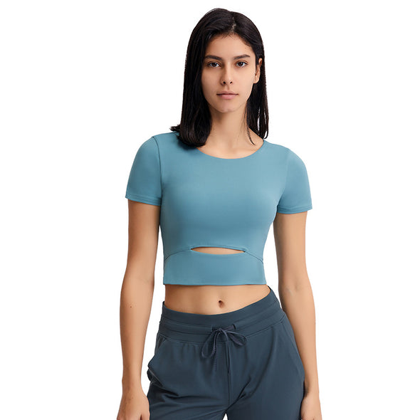 Shinbene Burning Ardor Slim Buttery Soft Workout Crop Tops