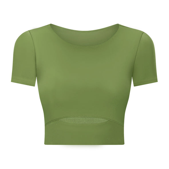 Shinbene Burning Ardor Slim Buttery Soft Workout Crop Tops