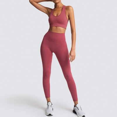 Seamless Hip-Lift Yoga Set