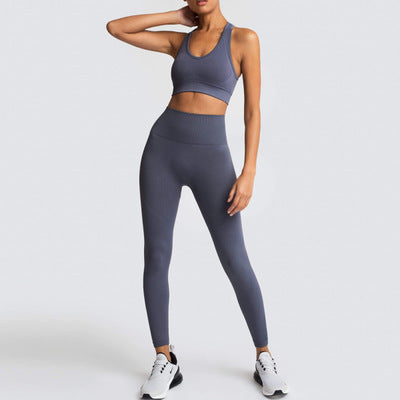 Seamless Hip-Lift Yoga Set