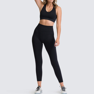 Seamless Hip-Lift Yoga Set
