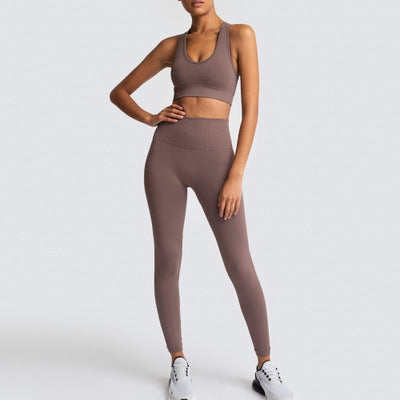 Seamless Hip-Lift Yoga Set