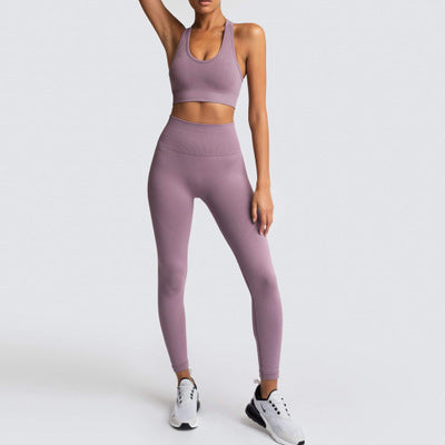 Seamless Hip-Lift Yoga Set