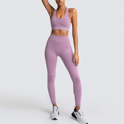 Seamless Hip-Lift Yoga Set