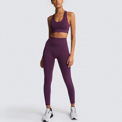 Seamless Hip-Lift Yoga Set