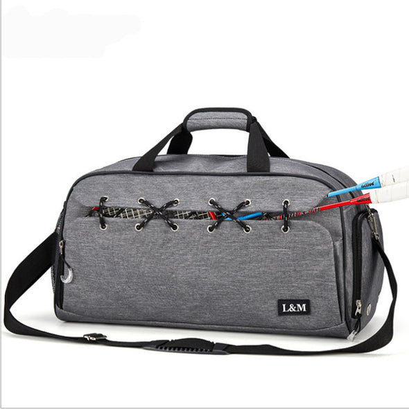 Gym Duffel Bag With Shoes Compartment And Dry Wet Separation Layer