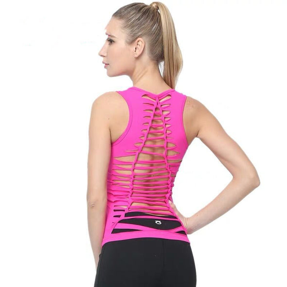 Professional Yoga Wear Vest With Chest Pad