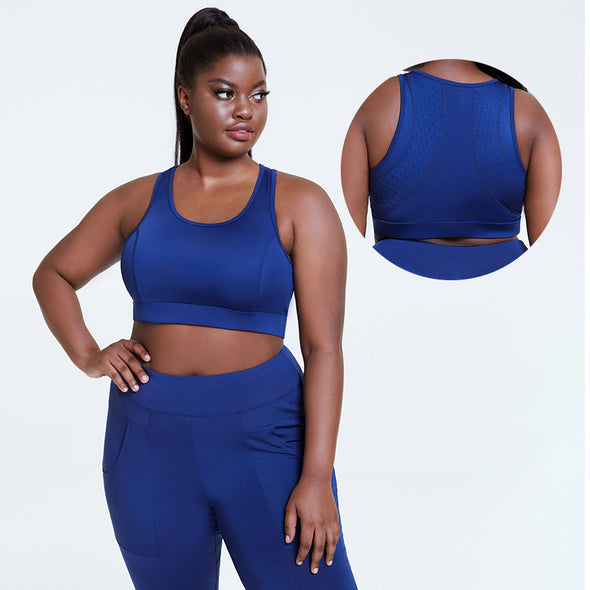 Women Running Shockproof Seamless Yoga Top