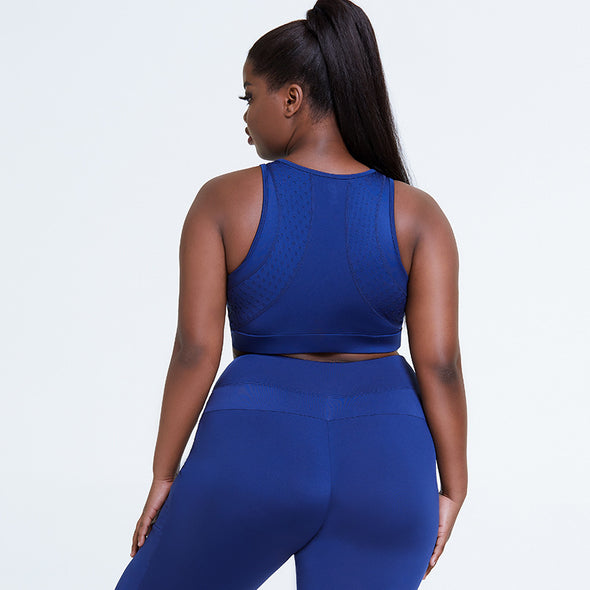 Women Running Shockproof Seamless Yoga Top