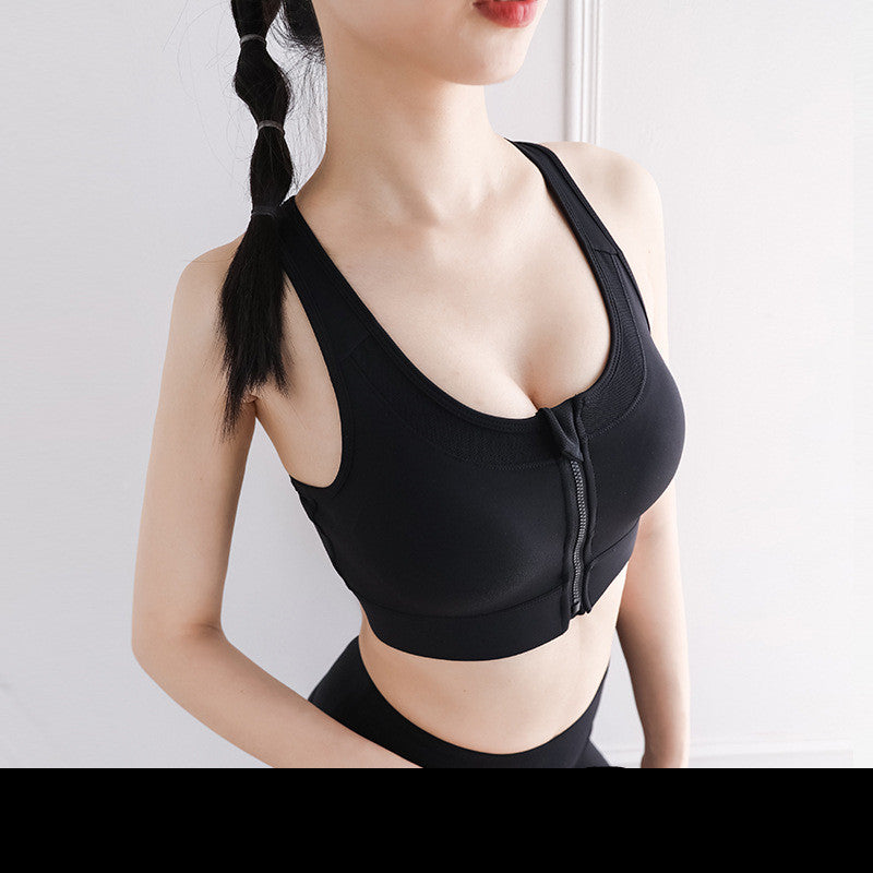 Zip-Front Performance Sports Bra