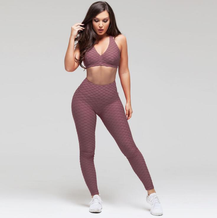 Jacquard Hip-Detail Fitness Set