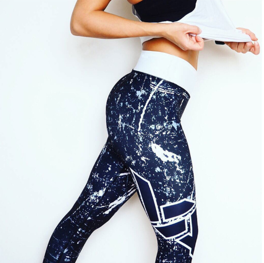 Women Electric Color Printed Leggings