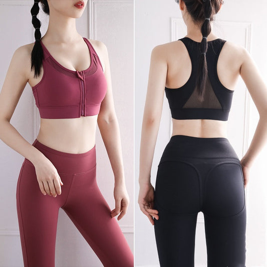 Zip-Front Performance Sports Bra