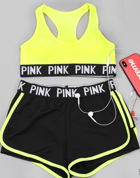Women's Sports Two-Piece PINK Suit