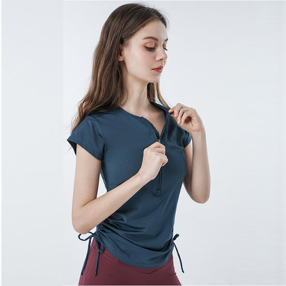Women's Half Zip Fashion Top