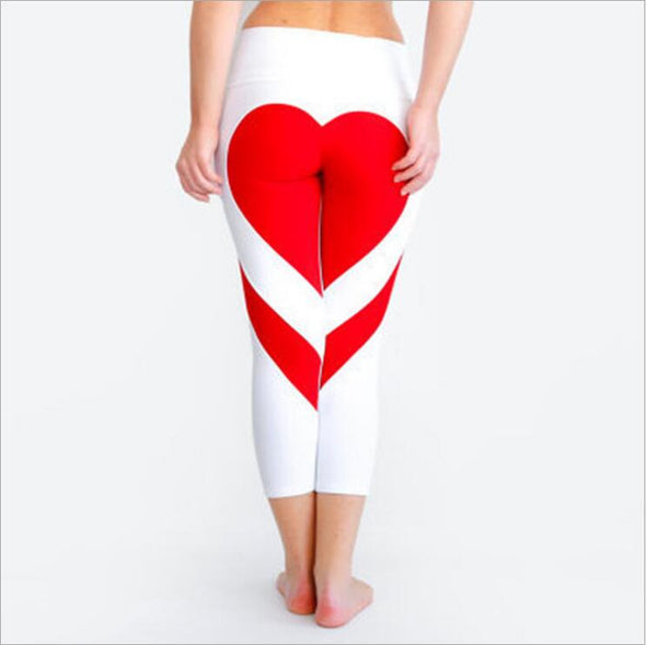 Buttock love bang color splicing yoga gym leggings