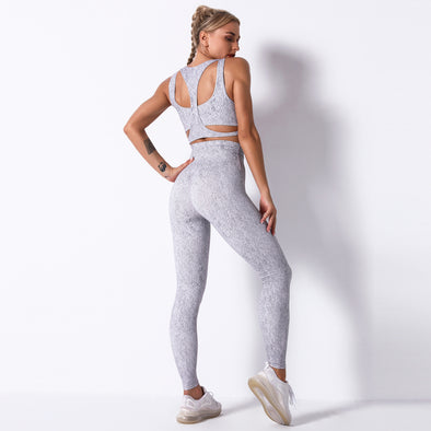 New Summer 2021 Women Sexy Print Yoga Suit