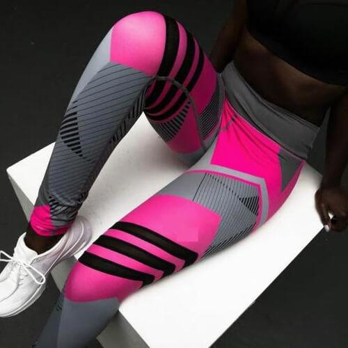 Reflective Detail Sport Yoga Pants