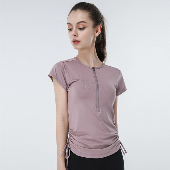 Women's Half Zip Fashion Top