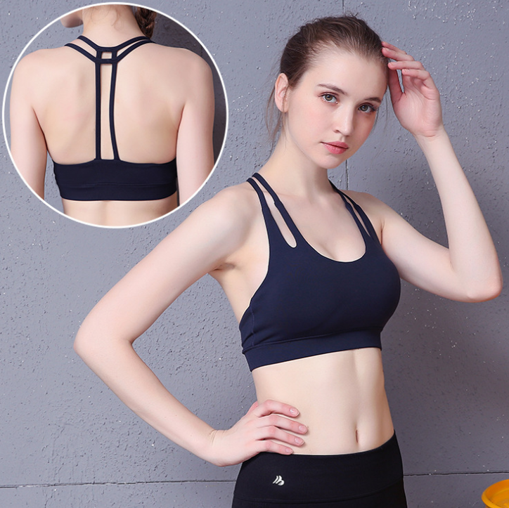 Open-Back Running Sports Bra