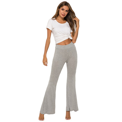 Women's High Waist Leggings with Flair Bottom