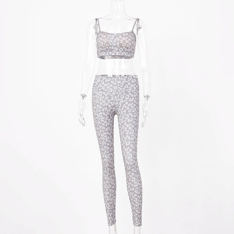 Polka Dot Sports Yoga Set