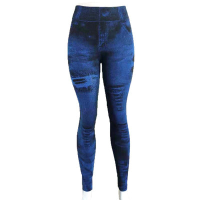 Ladies imitation cowboy leggings